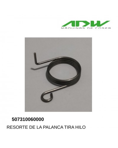 507310060000 - RESORTE DE LA PALANCA TIRA HILO