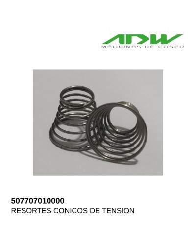 507707010000 - RESORTES CONICOS DE TENSION