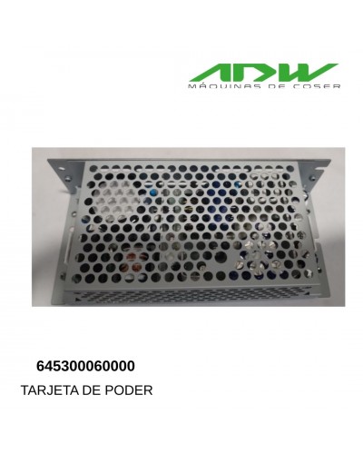 645300060000 - TARJETA DE PODER 