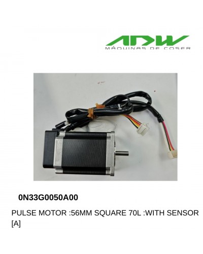 0N33G0050A00 - PULSE MOTOR :56MM SQUARE 70L :WITH SENSOR [A]