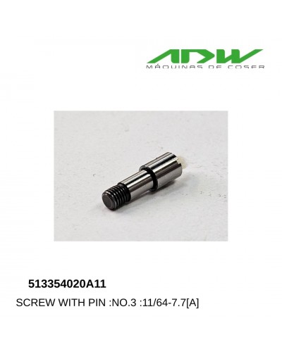 513354020A11 - SCREW WITH PIN :NO.3 :11/64-7.7[A]